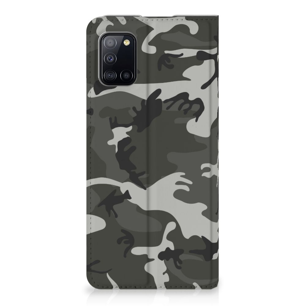 Samsung Galaxy A31 Hoesje met Magneet Army Light - B2C Telecom
