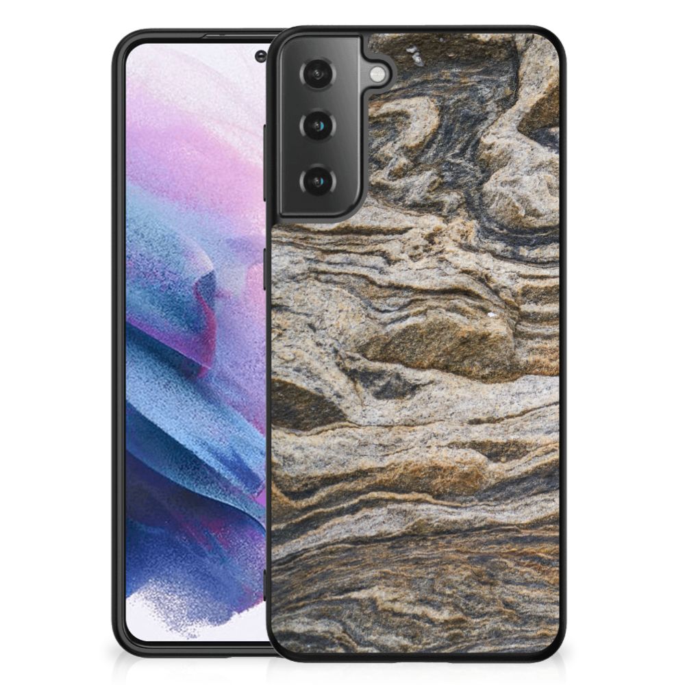 Samsung Galaxy S21 Plus Marmeren Print Telefoonhoesje Steen B2C Telecom