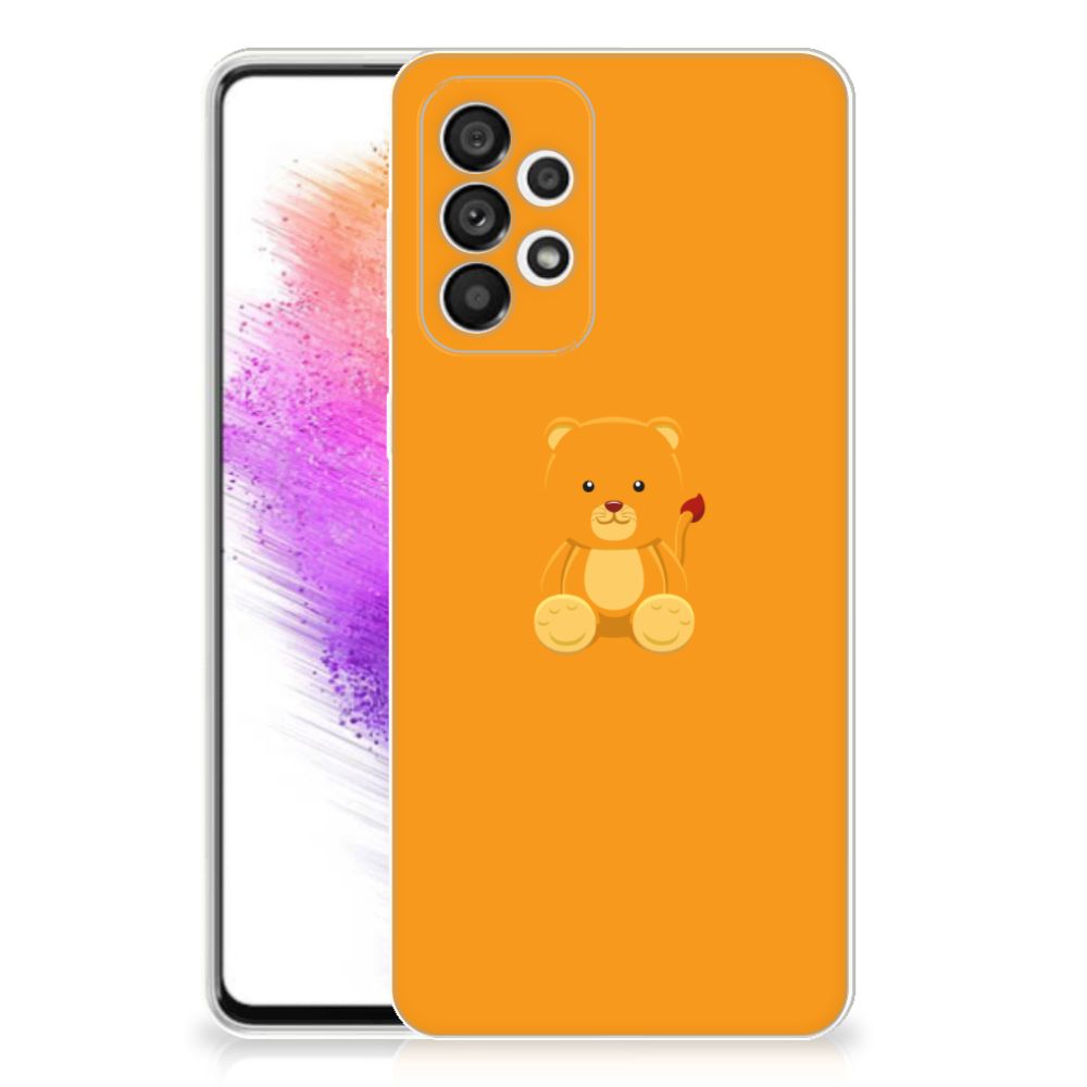 Samsung Galaxy A73 5G Telefoonhoesje met Naam Baby Beer B2C Telecom