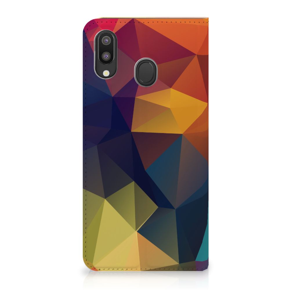 Samsung Galaxy M20 Stand Case Polygon Color