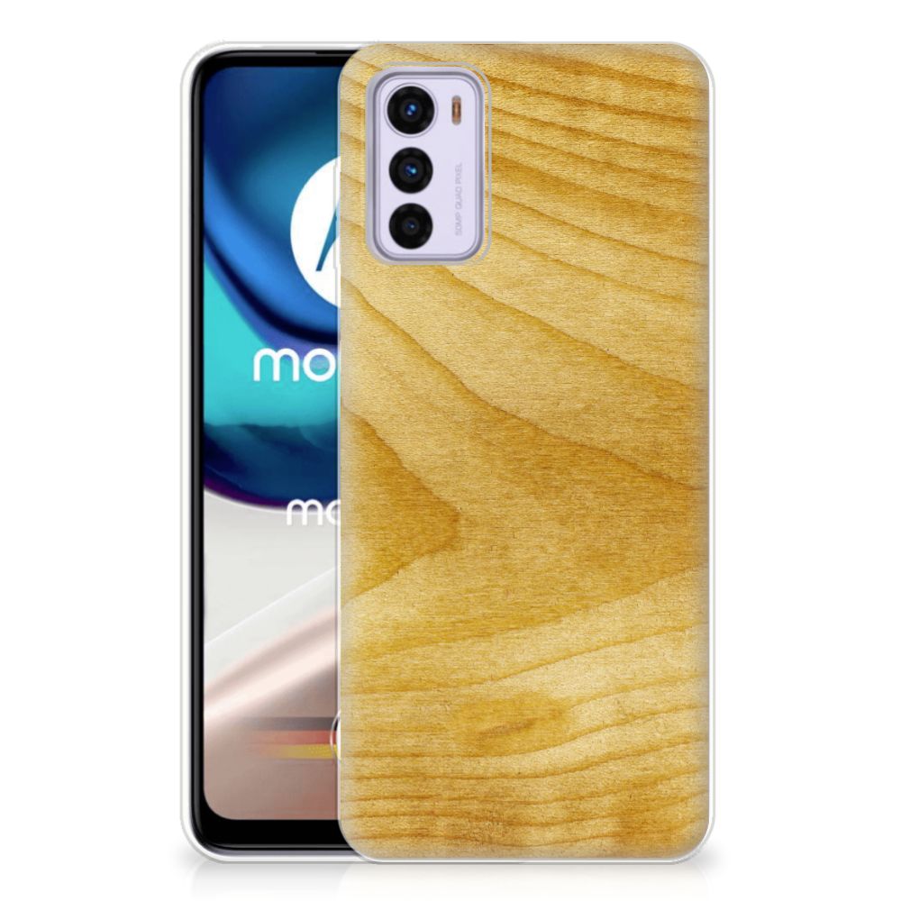 Motorola Moto G42 Bumper Hoesje Licht Hout B2C Telecom