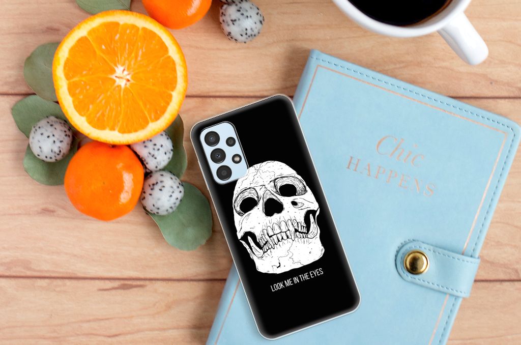 Silicone Back Case Samsung Galaxy A13 4G Skull Eyes B2C Telecom