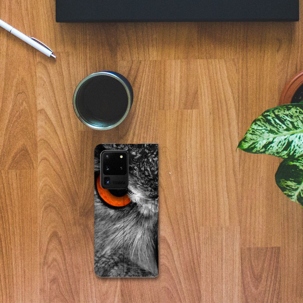 Samsung Galaxy S20 Ultra Hoesje maken Uil - B2C Telecom