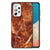 Samsung Galaxy A73 Marmeren Print Telefoonhoesje Marmer Bruin B2C Telecom