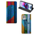 Motorola Moto G100 Book Wallet Case Wood Heart - Cadeau voor je Vriend - B2C Telecom