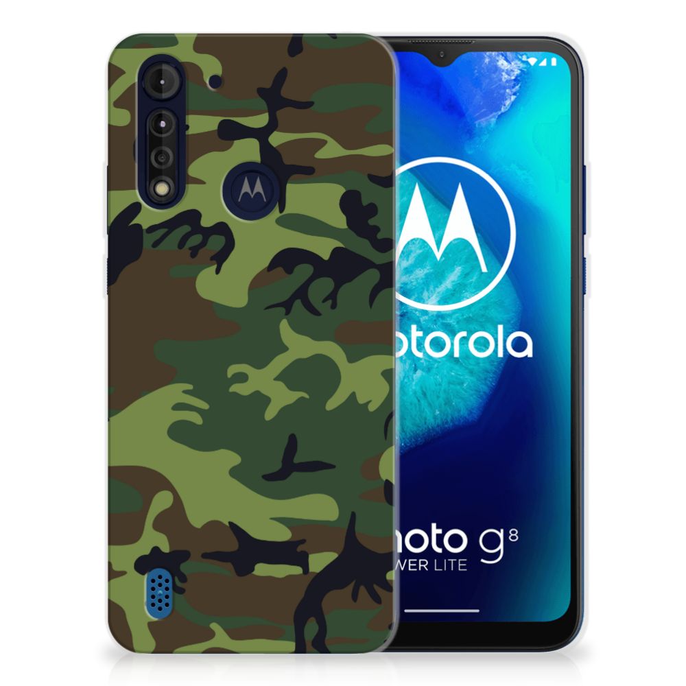 Motorola Moto G8 Power Lite TPU bumper Army Dark B2C Telecom