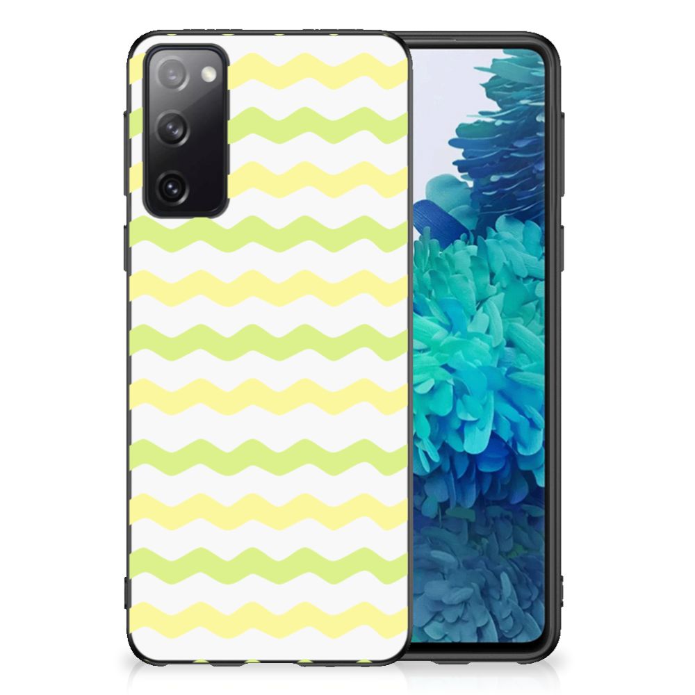 Samsung Galaxy S20 Bumper Case Waves Yellow