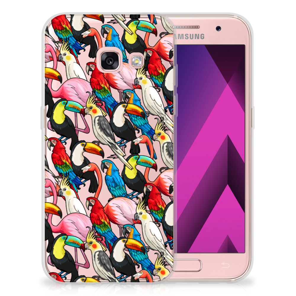 Samsung Galaxy A3 2017 TPU Hoesje Birds