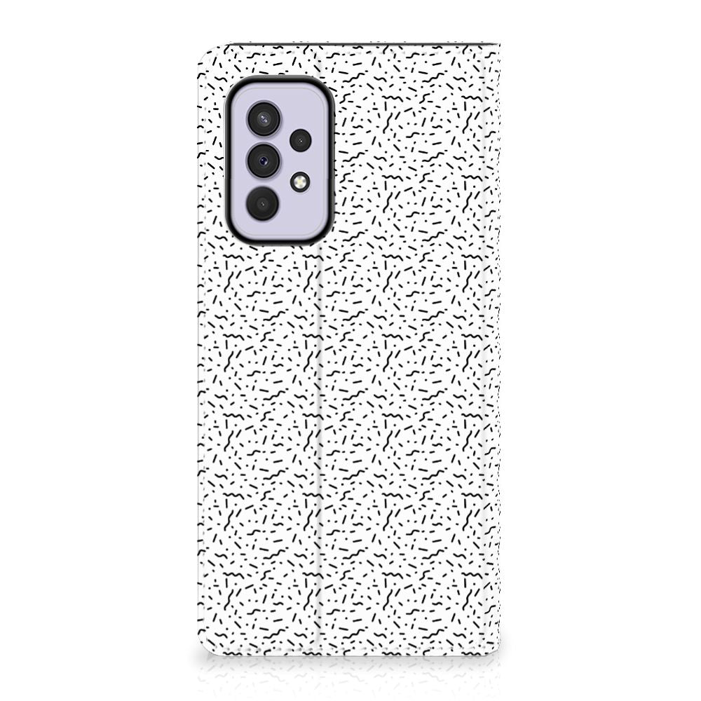 Samsung Galaxy A33 5G Hoesje met Magneet Stripes Dots - B2C Telecom