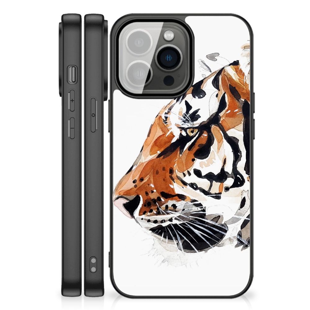 Kleurrijke Telefoonhoesje iPhone 13 Pro Max Watercolor Tiger B2C Telecom