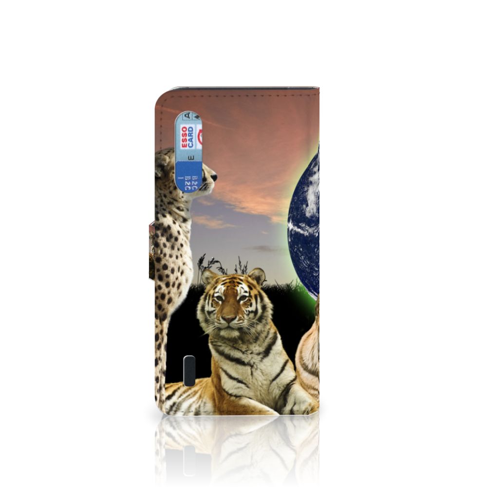 Xiaomi Mi 9 Lite Telefoonhoesje met Pasjes Roofdieren