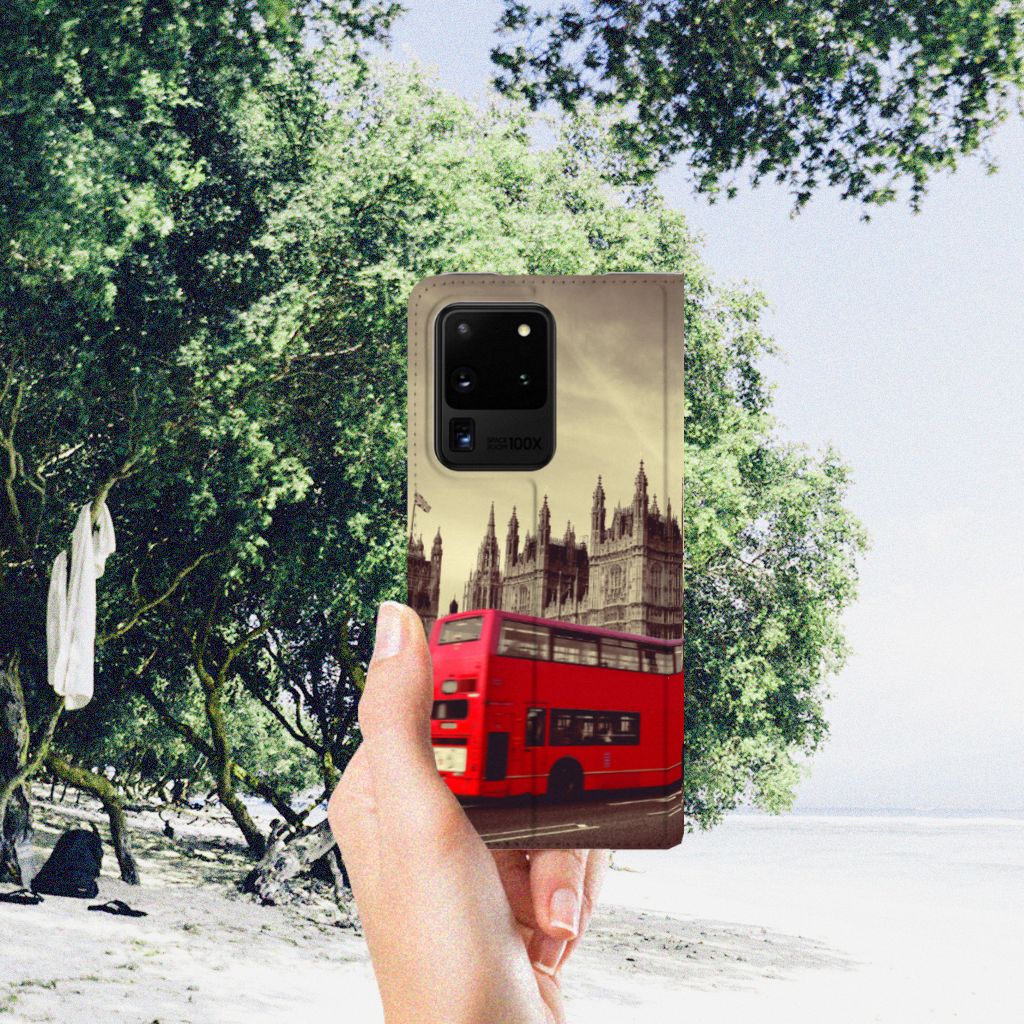 Samsung Galaxy S20 Ultra Book Cover Londen - B2C Telecom