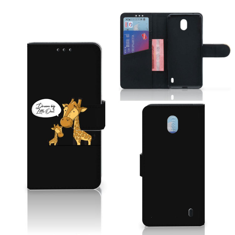 Nokia 1 Plus Leuk Hoesje Giraffe