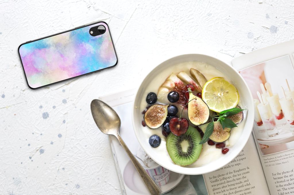 Kleurrijke Telefoonhoesje Apple iPhone XR Watercolor Light B2C Telecom