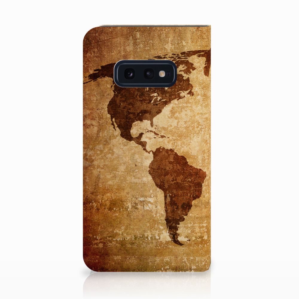 Samsung Galaxy S10e Book Cover Wereldkaart