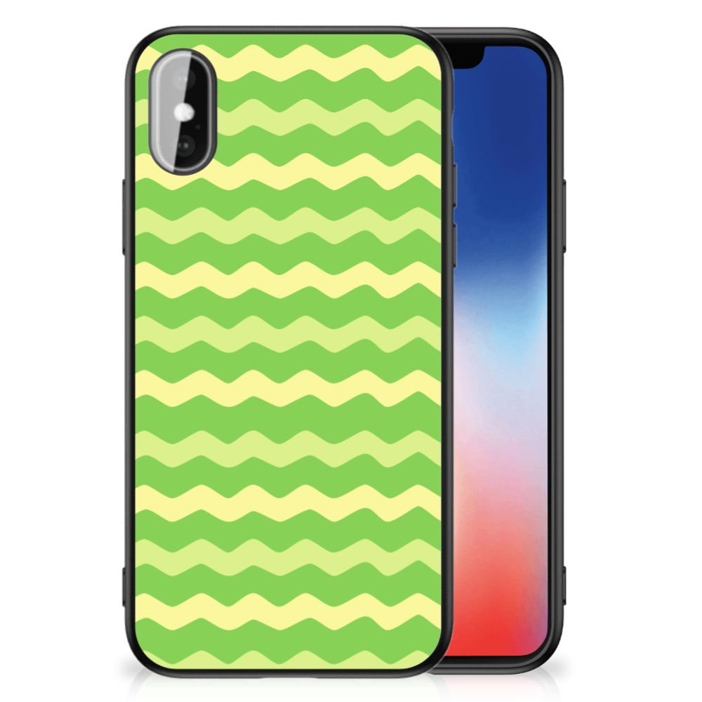 iPhone X | Xs Back Case Waves Green