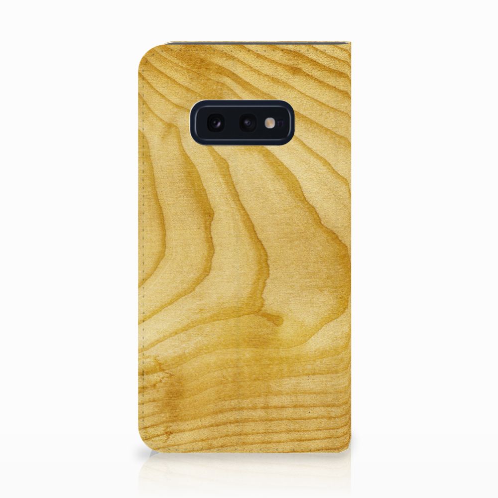 Samsung Galaxy S10e Book Wallet Case Licht Hout