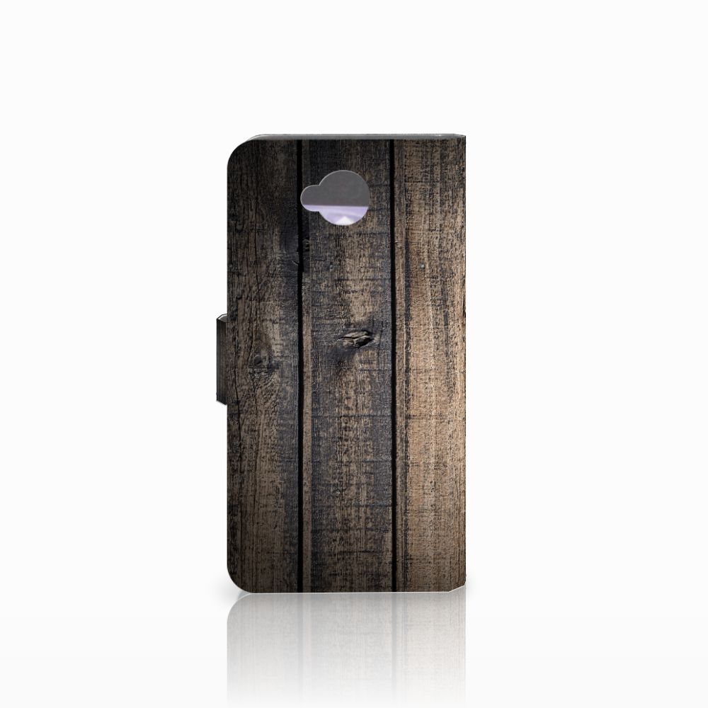 Microsoft Lumia 650 Book Style Case Steigerhout