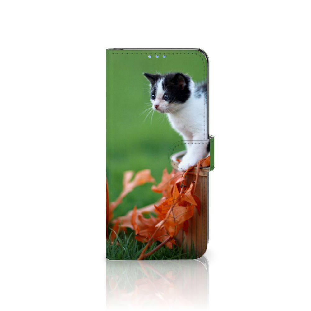 OPPO A53 | OPPO A53s Telefoonhoesje met Pasjes Kitten
