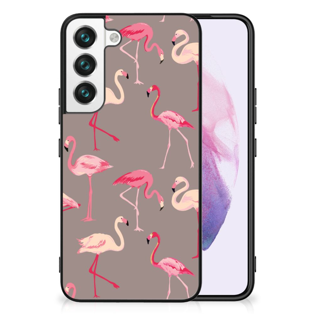 Samsung Galaxy S22 Dierenprint Telefoonhoesje Flamingo