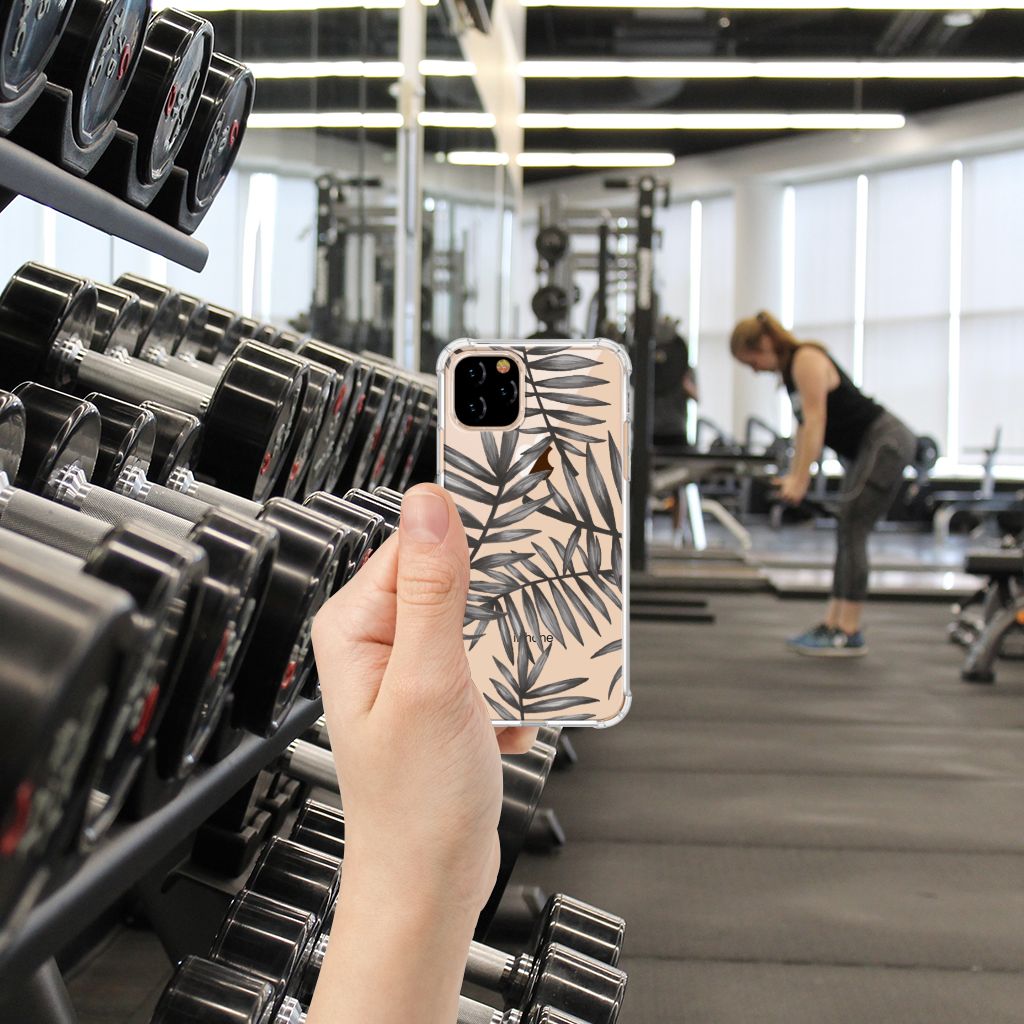 Apple iPhone 11 Pro Case Leaves Grey