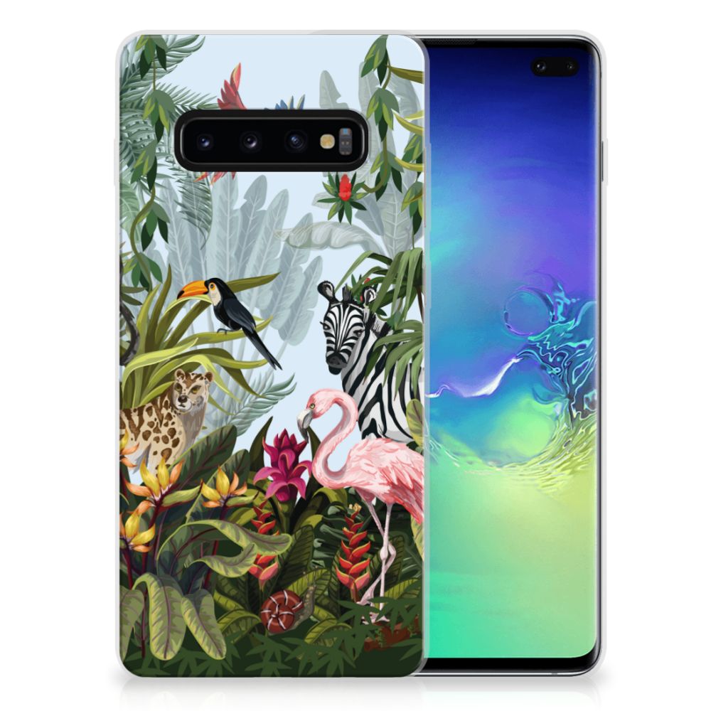 TPU Hoesje voor Samsung Galaxy S10 Plus Jungle