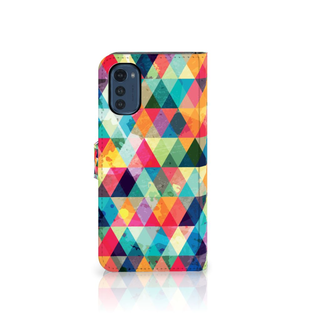 Motorola Moto E32 | Moto E32s Telefoon Hoesje Geruit