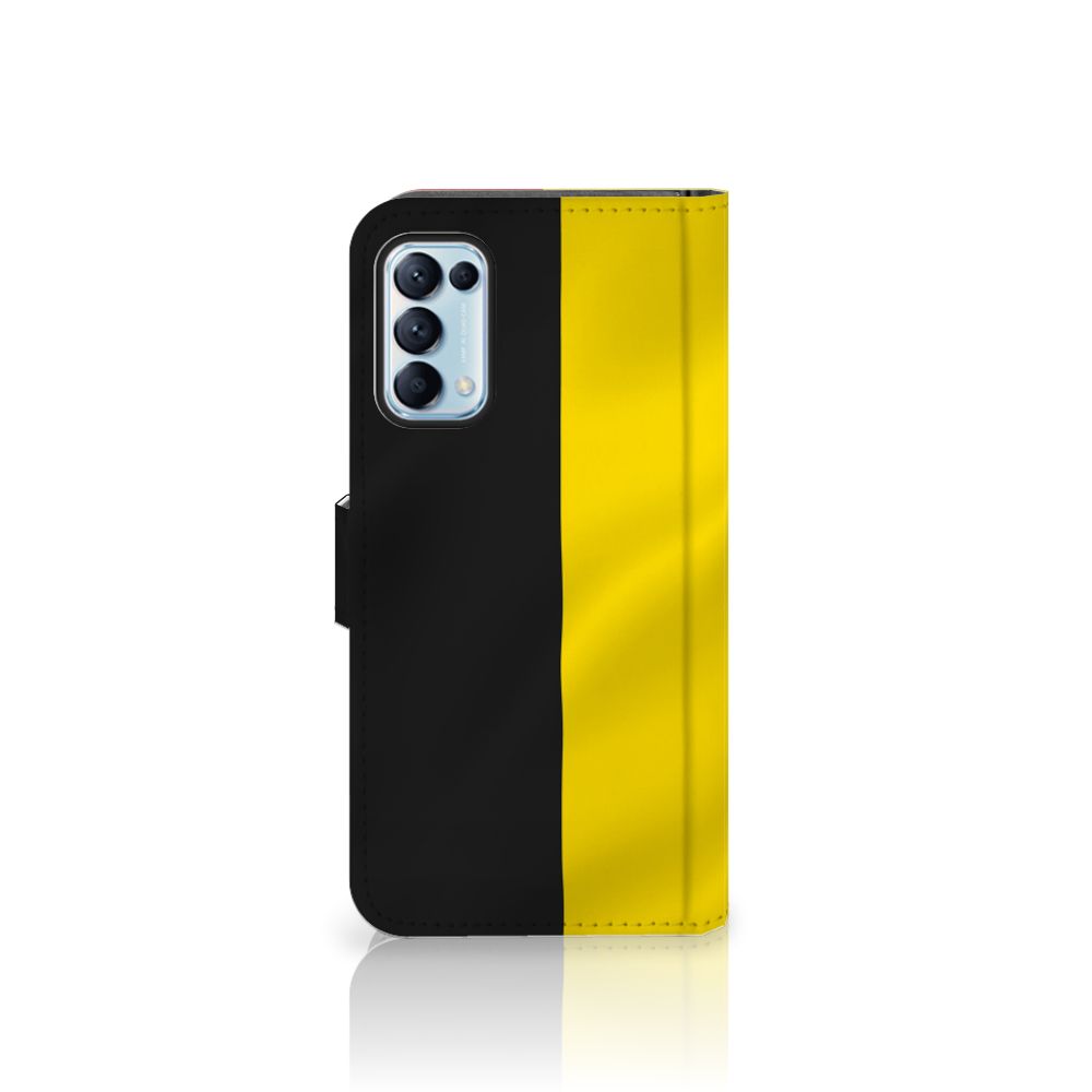 OPPO Find X3 Lite Bookstyle Case Belgische Vlag