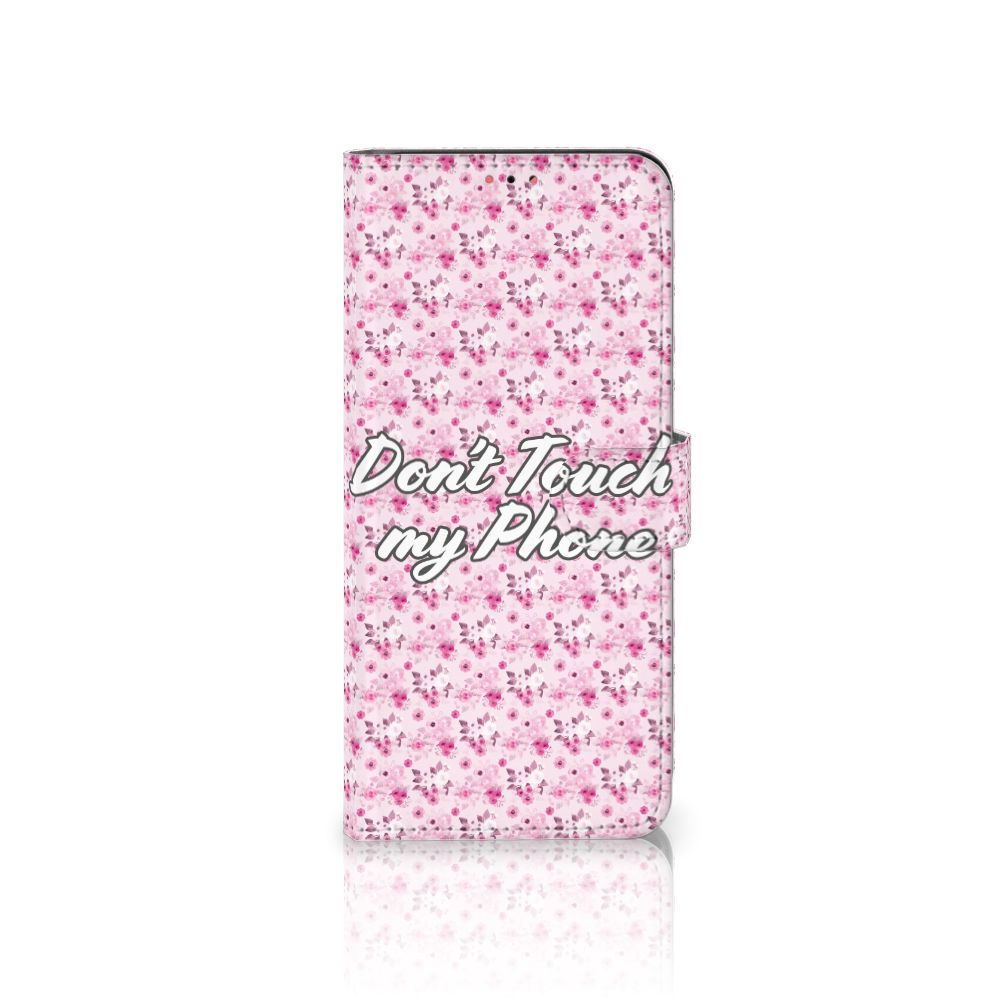 Samsung Galaxy A13 (4G) Portemonnee Hoesje Flowers Pink DTMP