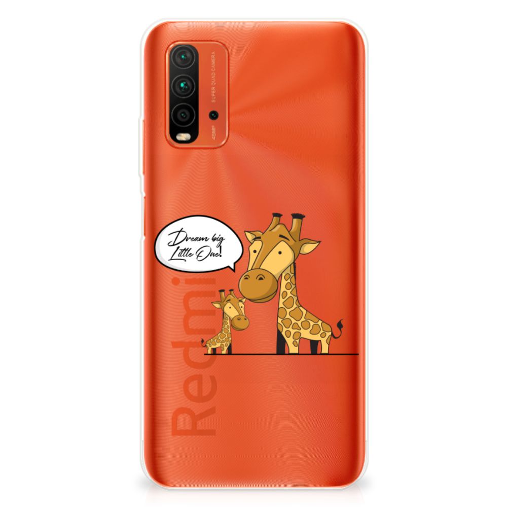 Xiaomi Poco M3 Telefoonhoesje met Naam Giraffe