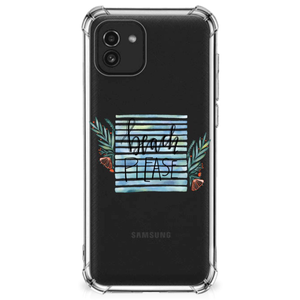 Samsung Galaxy A03 Stevig Bumper Hoesje Boho Beach B2C Telecom
