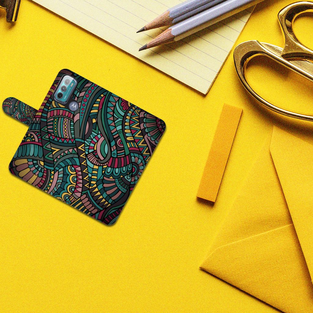 Motorola Moto G60 Telefoon Hoesje Aztec