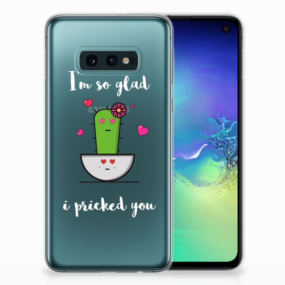 Samsung Galaxy S10e Telefoonhoesje met Naam Cactus Glad
