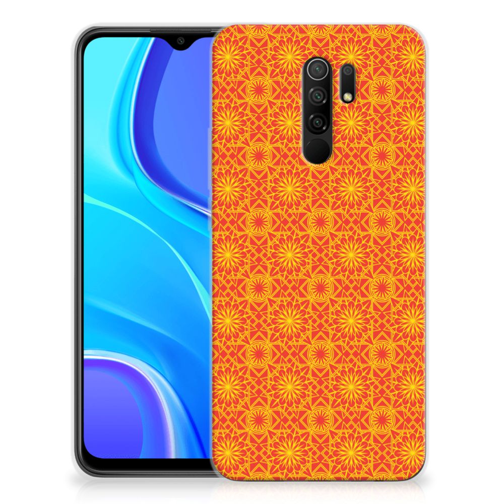 Xiaomi Redmi 9 TPU bumper Batik Oranje B2C Telecom