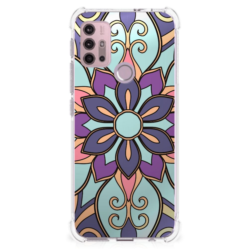 Motorola Moto G30 | G20 | G10 Case Purple Flower