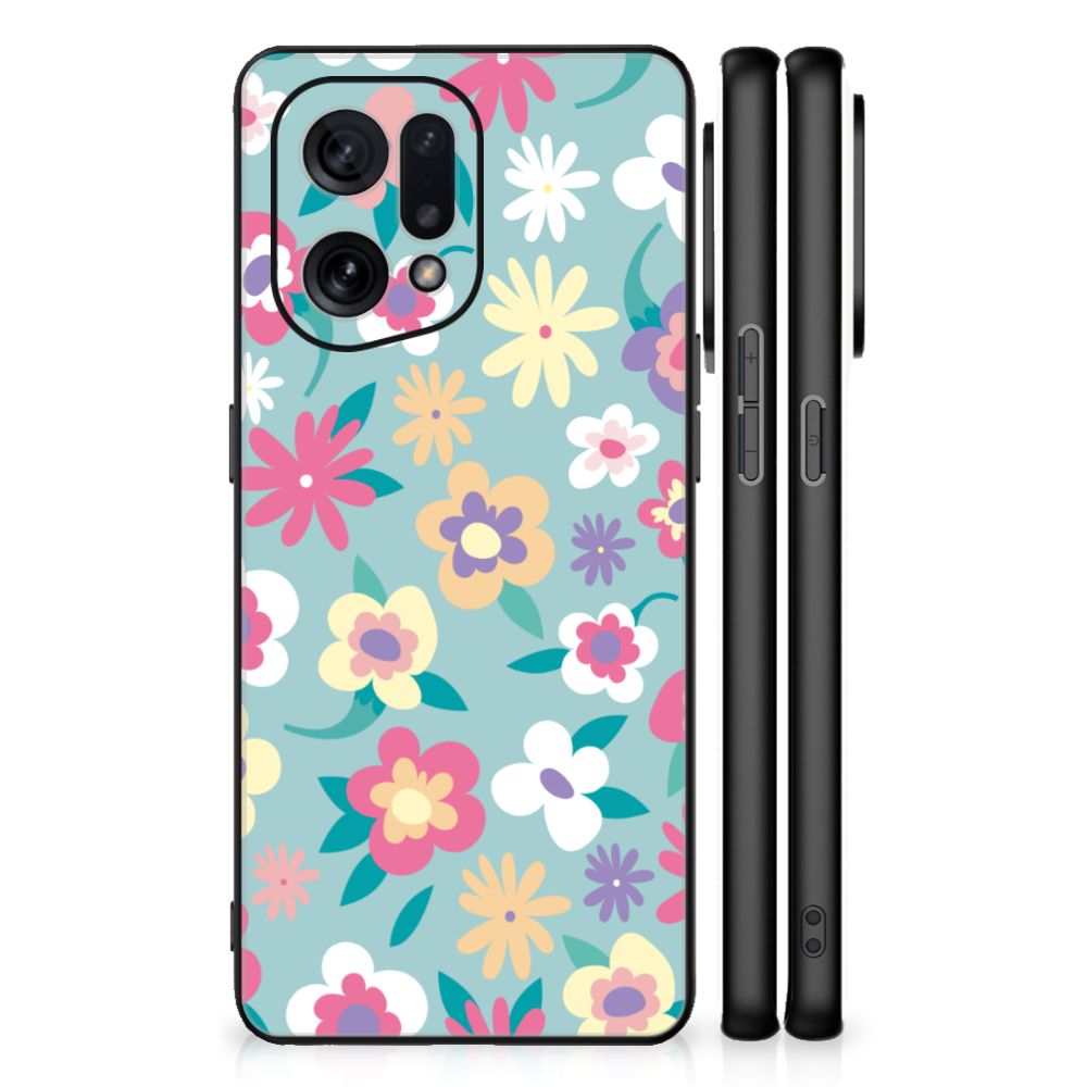 OPPO Find X5 Bloemen Hoesje Flower Power B2C Telecom