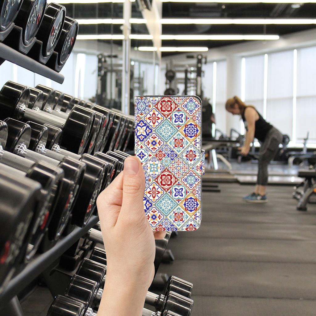 Sony Xperia 10 IV Bookcase Tiles Color