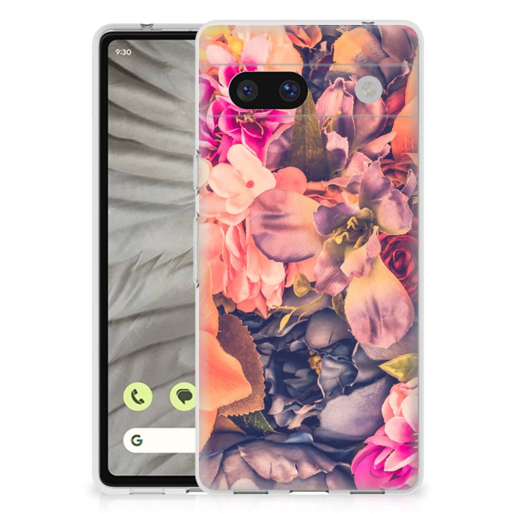 Google Pixel 7A TPU Case Bosje Bloemen