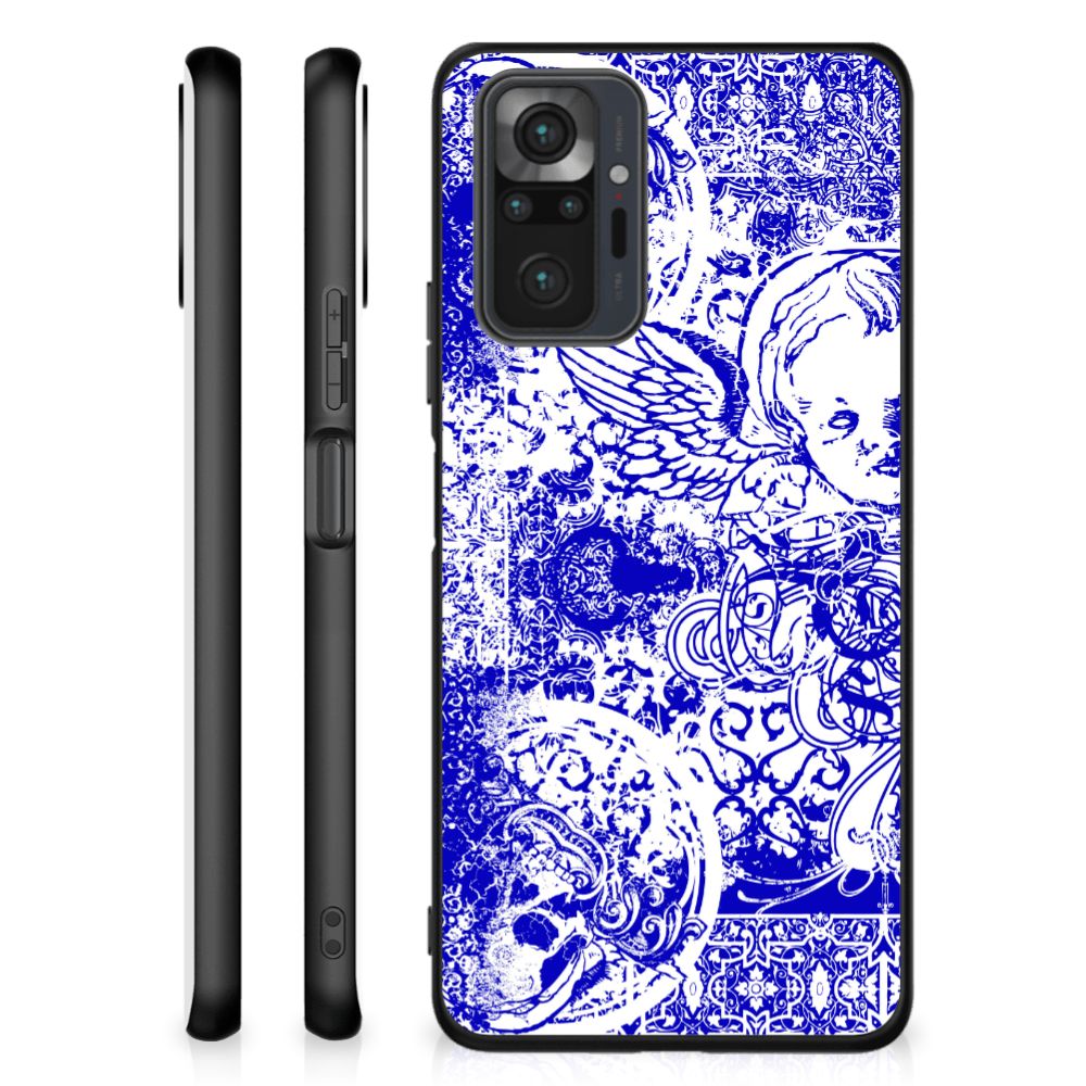 Telefoonhoesje Xiaomi Redmi Note 10 Pro Angel Skull Blauw B2C Telecom
