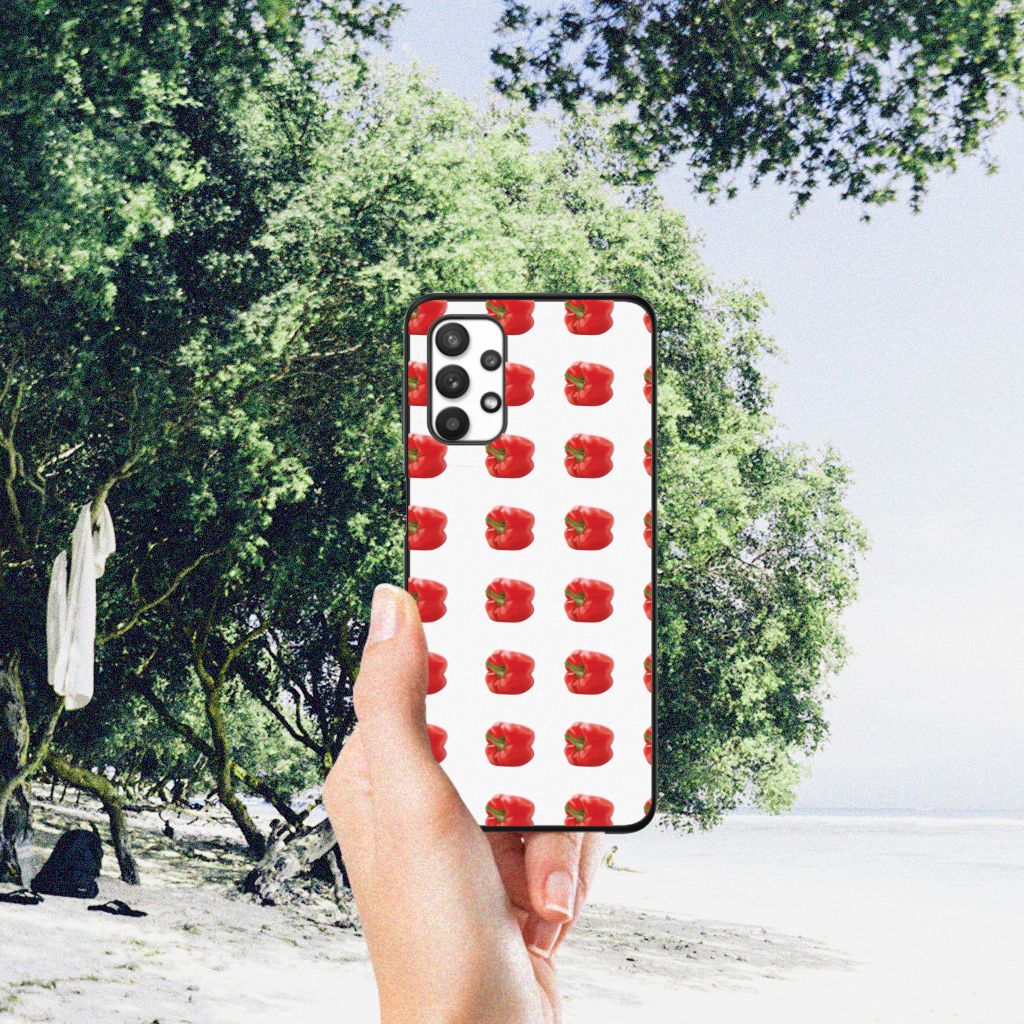 Samsung Galaxy A32 5G Back Cover Hoesje Paprika Red B2C Telecom