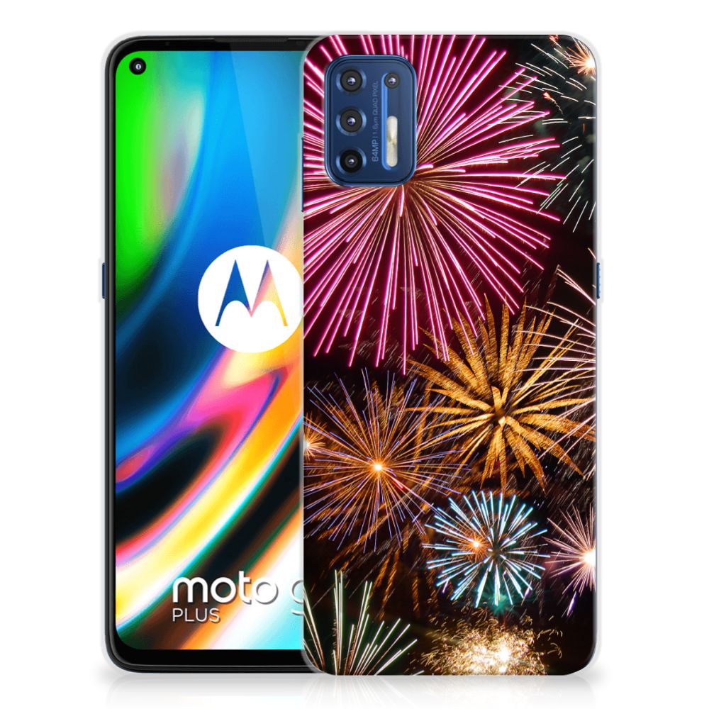 Motorola Moto G9 Plus Silicone Back Cover Vuurwerk