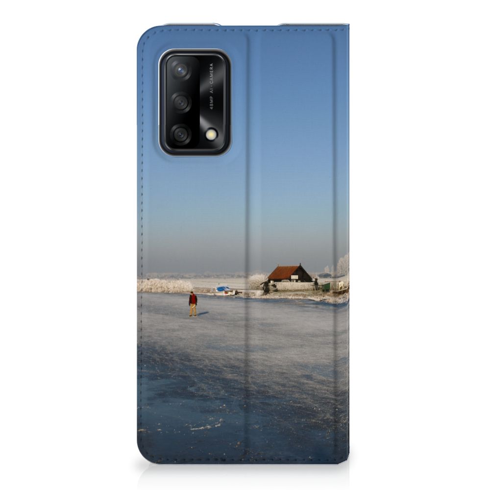OPPO A74 4G Book Cover Schaatsers
