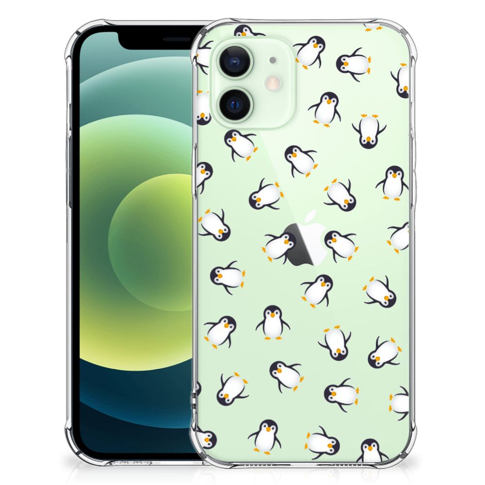 Doorzichtige Silicone Hoesje voor iPhone 12 Mini Pinguïn B2C Telecom