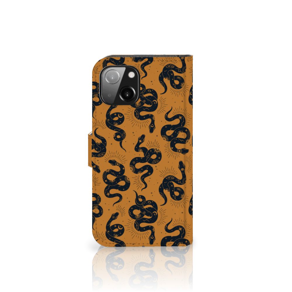 Telefoonhoesje met Pasjes voor Apple iPhone 13 Snakes