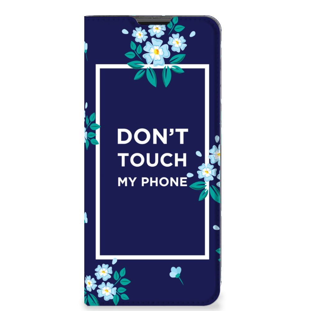 Motorola Moto G51 5G Design Case Flowers Blue DTMP