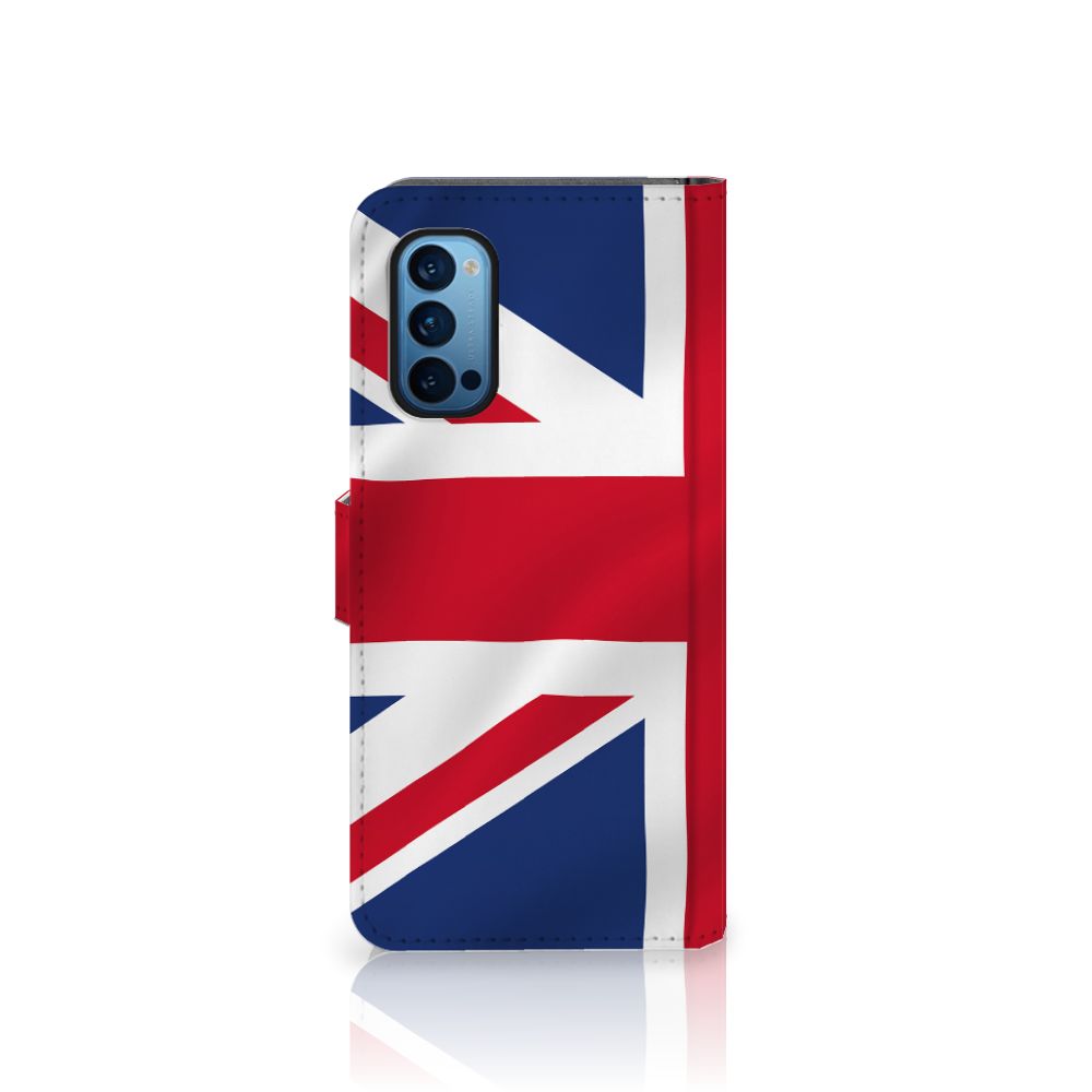 OPPO Reno 4 Pro 5G Bookstyle Case Groot-Brittannië