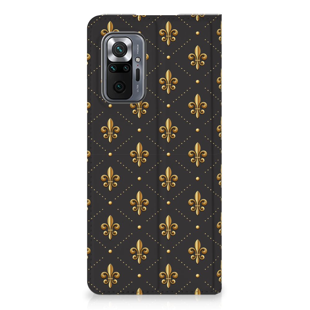Xiaomi Redmi Note 10 Pro Hoesje met Magneet Franse Lelie - B2C Telecom