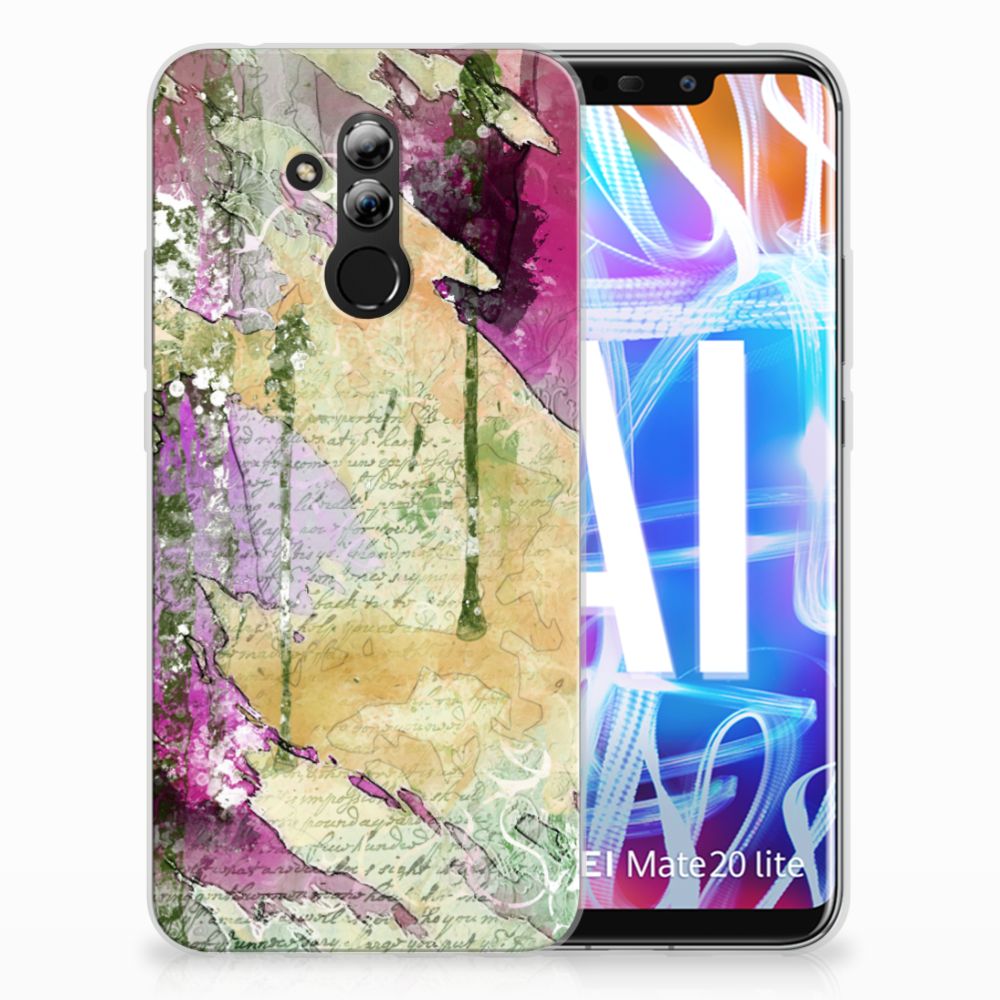 Hoesje maken Huawei Mate 20 Lite Letter Painting