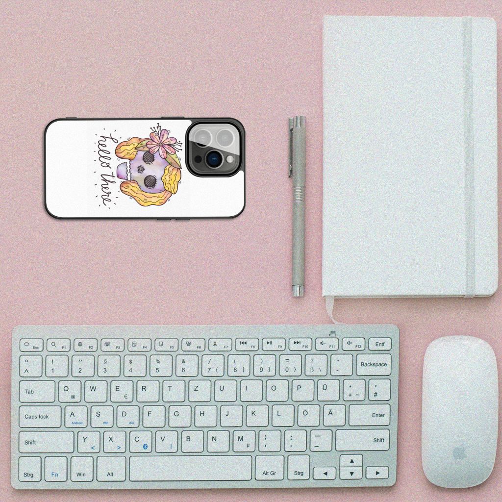 Telefoonhoesje iPhone 13 Pro Boho Skull B2C Telecom