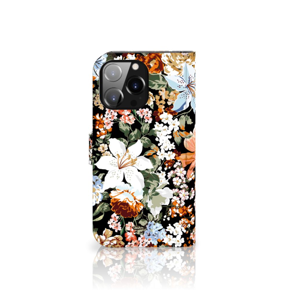 Hoesje voor iPhone 14 Pro Max Dark Flowers